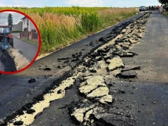 Rolnik zaorał świeży asfalt w Gliwicach. Zniszczył 200 metrów nawierzchni. Wiemy, co mówił po zatrzymaniu