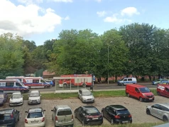Dzieci wpadły do zbiornika przy ul. Komuny Paryskiej w Szczecinie