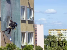 Elewacja znów zrobiła się zielona po kilku miesiącach. Zabrakło jednego zabezpieczenia