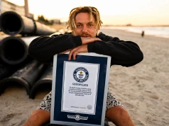 Polak z rekordem Guinnessa! Maciej Rutkowski przepłynął Bałtyk na windsurfingu