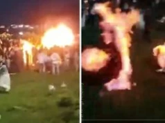 Horror w Chinach. Przewróciło się wiadro z łatwopalną cieczą