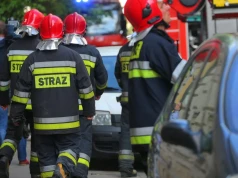 Ewakuacja hotelu w Olsztynie. Zawaliła się ściana