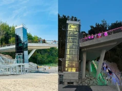 „Kolejna szkarada” czy udana inwestycja? Nowoczesne zejście na plażę w Pobierowie podzieliło internautów