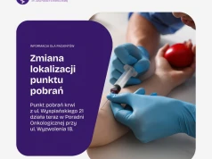 Punkt pobrań krwi BCO zmienił lokalizację. Pacjenci powinni pamiętać o nowym adresie