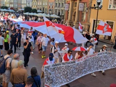 Marsz solidarności z Białorusią przeszedł przez Gdańsk