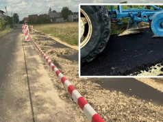 Decyzja sądu ws. rolnika, który zaorał asfalt. "Zagrożenie surową karą"