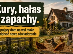 Kury, hałas i zapachy. Kupujący dom na wsi może podpisać nowe oświadczenie