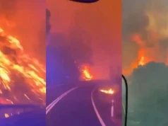 Płonie pogranicze Hiszpanii i Portugalii. Ogień pochłonął już tysiące hektarów