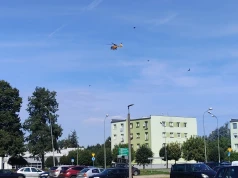 Wypadek na terenie jednego z nowotomyskich przedsiębiorstw! Na miejscu śmigłowiec LPR