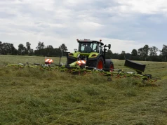 CLAAS pokazał nowe przetrząsacze VOLTO. Flagowy model ma aż 10,8 m szerokości