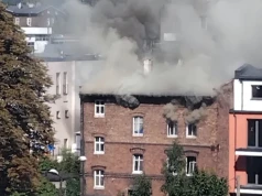 Dwa pożary jednego dnia w Katowicach. Płonął opuszczony budynek w Bogucicach