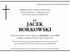 Nie żyje Jacek Borkowski, mąż wiceprezydent Nowego Sącza. We wtorek ostatnie pożegnanie