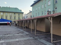 Kraków szykuje pięć dni kulinarnego święta. Na Małym Rynku trwają przygotowania