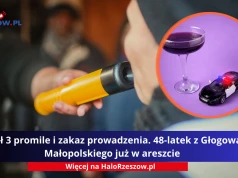 Miał 3 promile i zakaz prowadzenia. 48-latek z Głogowa Małopolskiego już w areszcie