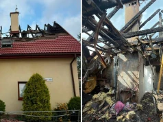 Uderzenie pioruna obudziło podopiecznych. Pożar domu dziecka w Pęcherach