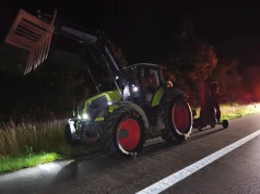 Pijany Polak jechał traktorem po niemieckiej autostradzie. Wydmuchał ponad 2 promile