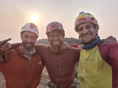 Bielecki, Królas, Urbańczyk wytyczają „Grande Fuga” (6c, 315 m) w Angoli