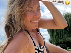 Glinka pokazała się w bikini i odpowiedziała hejterom. „Dlaczego starzenie się ma być powodem do wstydu?”