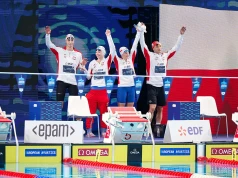 Paryż. Polska sztafeta mieszana 4×100 m w stylu zmiennym ósma w Europie