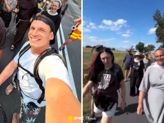To ona towarzyszy Tomaszowi Wolnemu na pielgrzymce. Jest nagranie