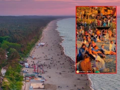 Nagranie z plaży w Stegnie. "Tłumy, jakich jeszcze tu nie widzieliśmy"