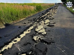 Zaorał świeży asfalt i trafił do aresztu. OOPR wkracza do sprawy