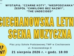 Ciechanowska Letnia Scena Muzyczna. Młodzi artyści przejmą scenę