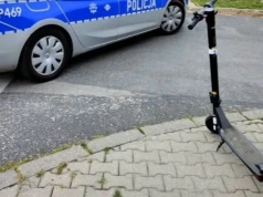 Niebezpieczna jazda hulajnogą w Nowym Dworze