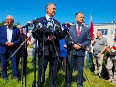 „Coś takiego w moim mieście! To kłamstwa!”. Przemysław Czarnek i Mariusz Błaszczak w Siedlcach. Było gorąco