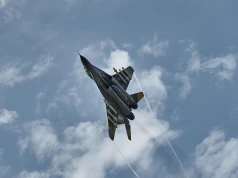 Ukraiński MiG-29 vs. Gerań-4