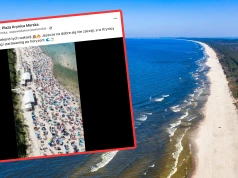Pokazali nagranie z plaży w Krynicy Morskiej. "Plażing i parawaning po horyzont"