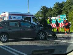 Tragiczny wypadek na Drodze Krajowej numer 9. Nie żyje jedna osoba