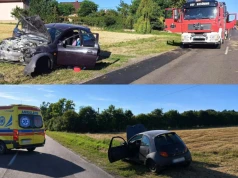 Wypadek w Busównie. Trzy osoby w szpitalu