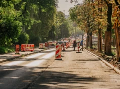 Ulica Wielkopolska w Łodzi przejezdna do końca wakacji