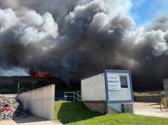 Ogromny pożar na Pomorzu. Pilny apel do mieszkańców