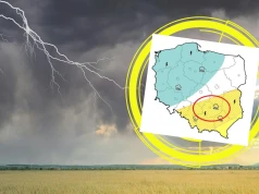 Odwrót upałów. Świętokrzyskie w strefie burz