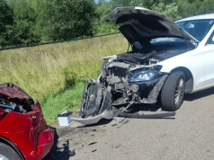 O włos od tragedii. Zjechał na przeciwległy pas i doprowadził do czołowego zderzenia