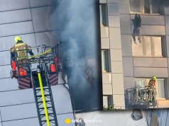 Dramatyczna akcja ratunkowa w Berlinie. Kobieta zawisła na parapecie na 11. piętrze