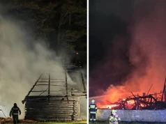 Wielki pożar skansenu na Podkarpaciu. Spłonął zabytkowy kościół