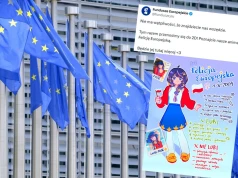 Wzorem Watykanu Fundusze Europejskie powołały anime dziewczynkę na swoją maskotkę