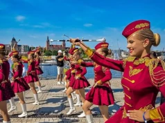 Pojechali do Szczecina. Kramska Orkiestra Dęta i Mażoretki Lazuria w akcji