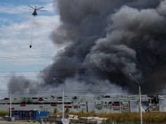 Zmasowany atak Ukrainy na Rosję. Płoną magazyny, co najmniej 11 ofiar