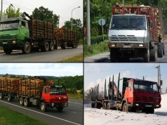 Wspomnienie dawnych Steyrów 91 – to weterani polskiego transportu drewna