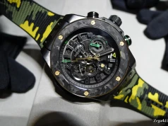 Prezentujemy: Hublot Big Bang Reloaded Usain Bolt. Ślady mistrza i ziemia z jamajskiego toru treningowego