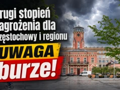 GW ostrzega przed silnymi burzami. Drugi stopień zagrożenia dla Częstochowy i regionu