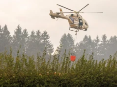 Największy pożar w historii Belgii zbliża się do Niemiec