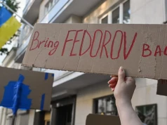 Protest przed kancelarią Zełenskiego