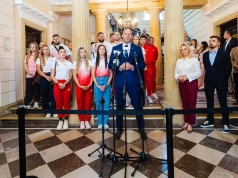 Birmingham. ME. Lekkoatleci z wizytą w Ministerstwie Sportu i Turystyki