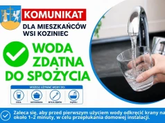 Można już spożywać wodę w Kozińcu