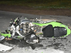 Zderzenie samochodu z motocyklem w Międzyrzecu Podlaskim. 37-latek trafił do szpitala